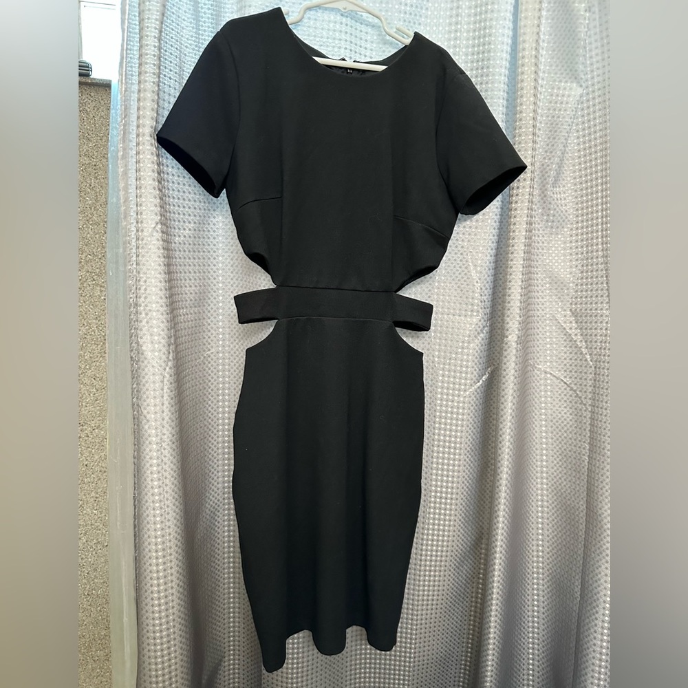 Black Bodycon Cutout Dress